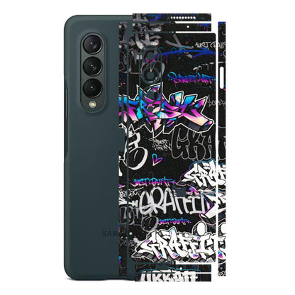 Samsung M/F/Note/Flip and C Phone Skins (All Models) - Graffiti Killer - 3D Embossed Finish (L-274) Samsung Galaxy Z Fold 3