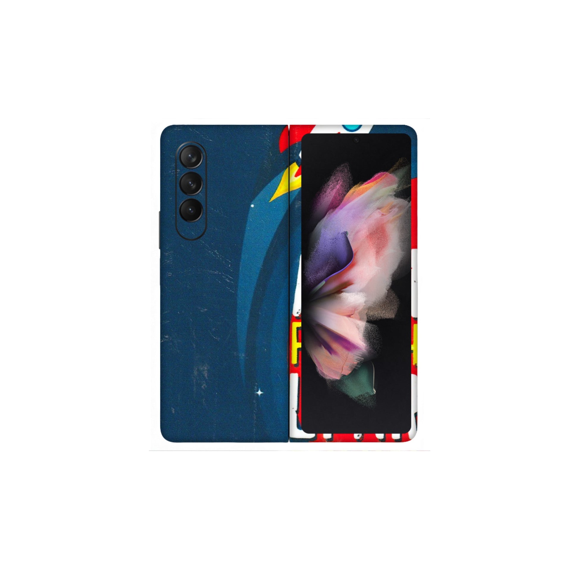 Samsung M/F/Note/Flip and C Phone Skins (All Models) - Apni Pahuch Upar Tak Hai - 3D Embossed Finish (L-276) Samsung Galaxy Z Fold 3