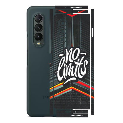 Samsung M/F/Note/Flip and C Phone Skins (All Models) - No Limits - 3D Embossed Finish (L-286) Samsung Galaxy Z Fold 3