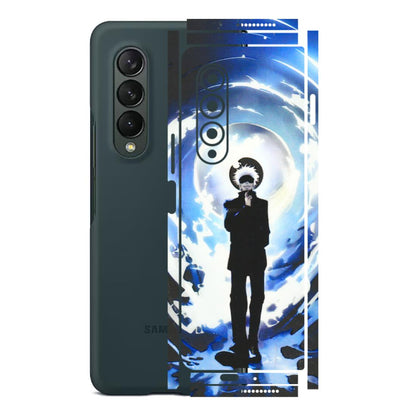 Samsung M/F/Note/Flip and C Phone Skins (All Models) - Jujustu Kaisen Anime Manga - 3D Embossed Finish (L-317) Samsung Galaxy Z Fold 3