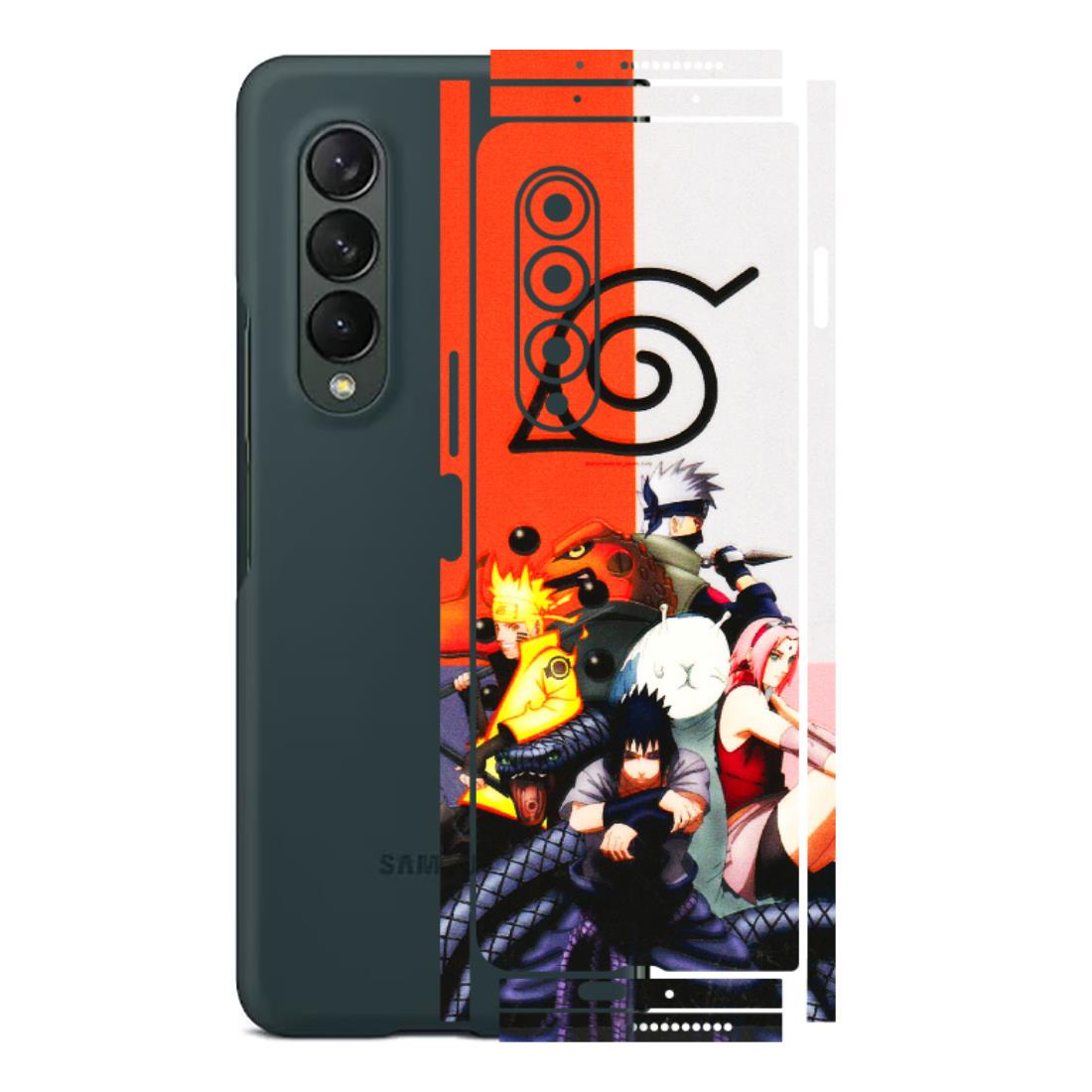 Samsung M/F/Note/Flip and C Phone Skins (All Models) - Naruto Final Fight - 3D Embossed Finish (L-33) Samsung Galaxy Z Fold 3