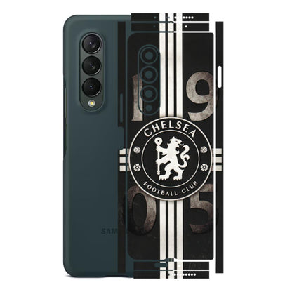 Samsung M/F/Note/Flip and C Phone Skins (All Models) - Chelsea Fan Club - 3D Embossed Finish (L-36) Samsung Galaxy Z Fold 3
