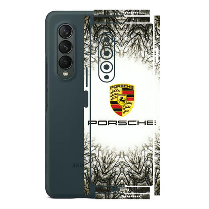 Samsung M/F/Note/Flip and C Phone Skins (All Models) - Porche Classic - 3D Embossed Finish (L-51) Samsung Galaxy Z Fold 3