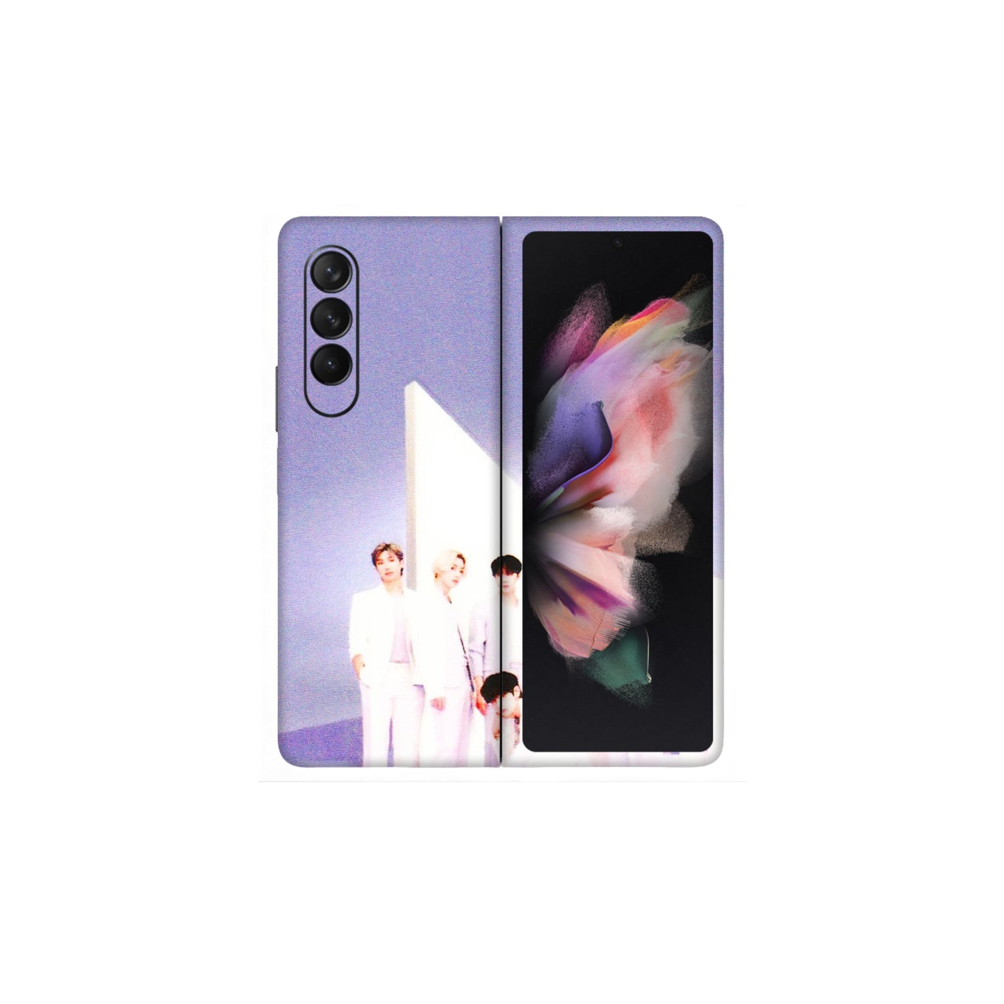 Samsung M/F/Note/Flip and C Phone Skins (All Models) - BTS - 3D Embossed Finish (L-94) Samsung Galaxy Z Fold 3