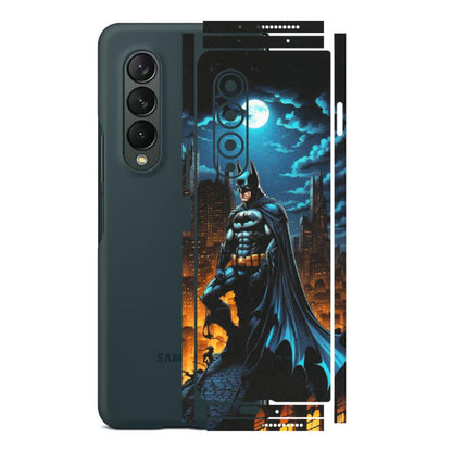 Samsung M/F/Note/Flip and C Phone Skins (All Models) - Batman Arkham City - Matte Finish (M-01) Samsung Galaxy Z Fold 3