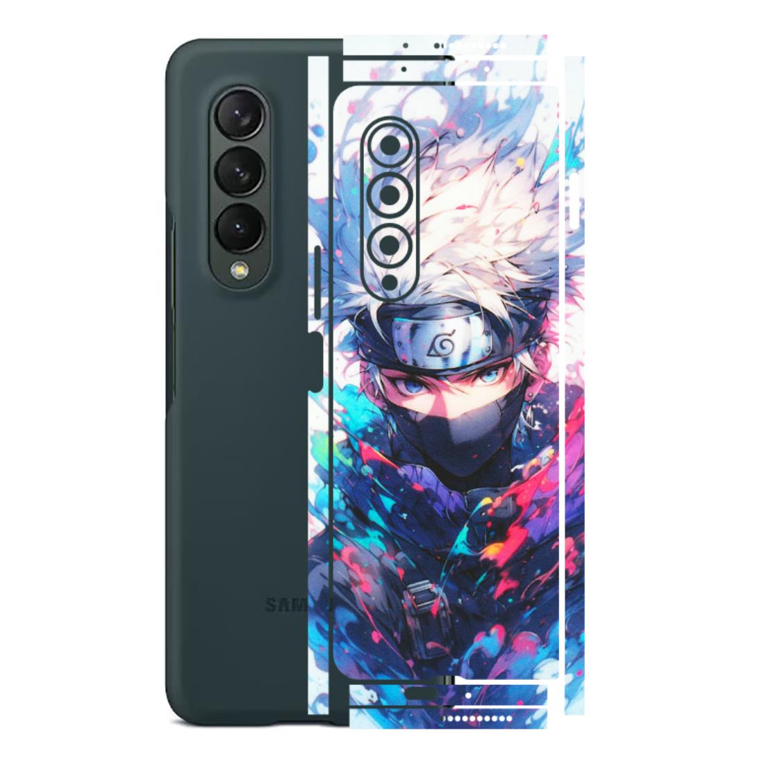 Samsung M/F/Note/Flip and C Phone Skins (All Models) - Naruto Face Mask - Matte Finish (M-03) Samsung Galaxy Z Fold 3
