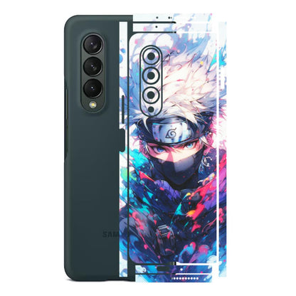 Samsung M/F/Note/Flip and C Phone Skins (All Models) - Naruto Face Mask - Matte Finish (M-03) Samsung Galaxy Z Fold 3