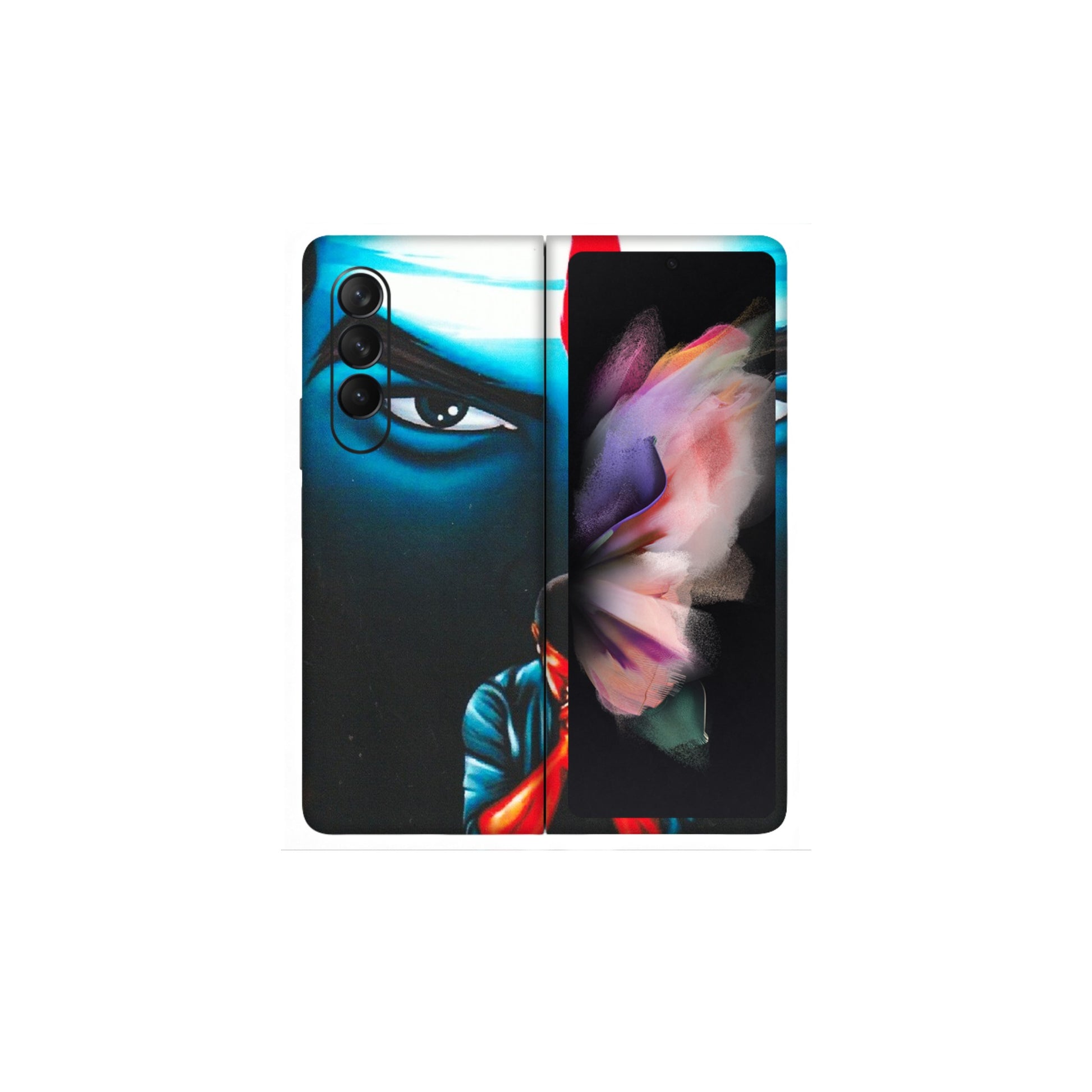 Samsung M/F/Note/Flip and C Phone Skins (All Models) - Mahakal Bhakt - Matte Finish (M-112) Samsung Galaxy Z Fold 3