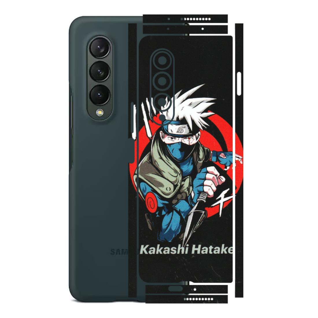 Samsung M/F/Note/Flip and C Phone Skins (All Models) - Naruto Kakashi Hatake Killer - Matte Finish (M-114) Samsung Galaxy Z Fold 3