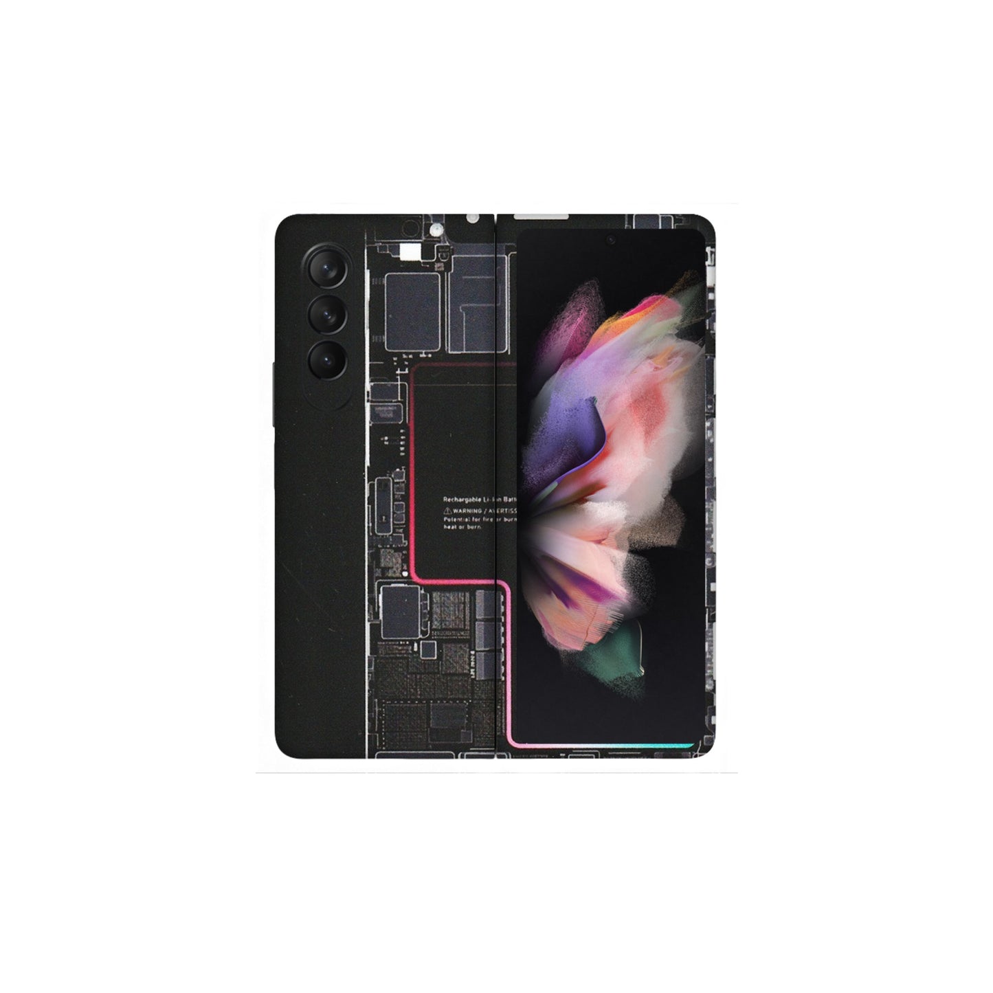 Samsung M/F/Note/Flip and C Phone Skins (All Models) - Motherboard Circuit Layout - Matte Finish (M-117) Samsung Galaxy Z Fold 3