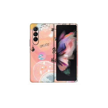 Samsung M/F/Note/Flip and C Phone Skins (All Models) - Stronger Then Yesterday - Matte Finish (M-128) Samsung Galaxy Z Fold 3
