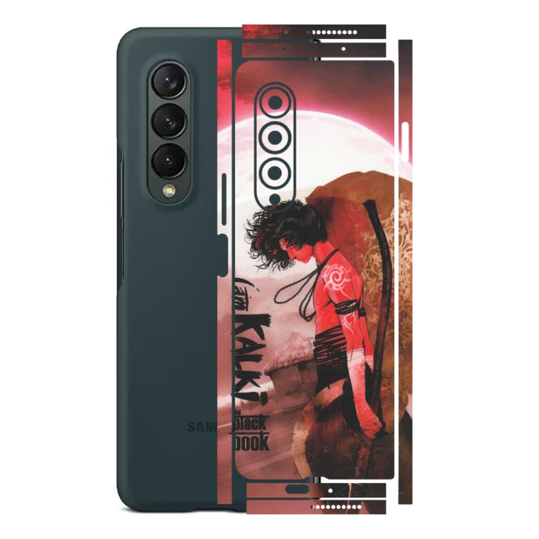 Samsung M/F/Note/Flip and C Phone Skins (All Models) - The Black Book Kalia Anime - Matte Finish (M-129) Samsung Galaxy Z Fold 3