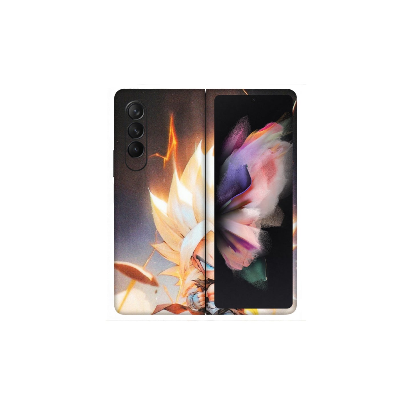 Samsung M/F/Note/Flip and C Phone Skins (All Models) - Goku Dragon Cute Anime - Matte Finish (M-131) Samsung Galaxy Z Fold 3