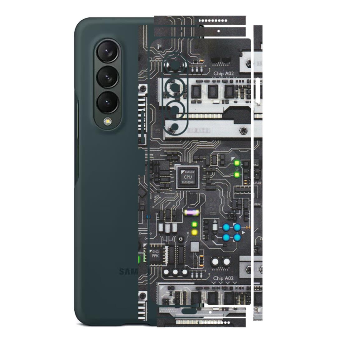 Samsung M/F/Note/Flip and C Phone Skins (All Models) - Motherboard Internals - Matte Finish (M-135) Samsung Galaxy Z Fold 3