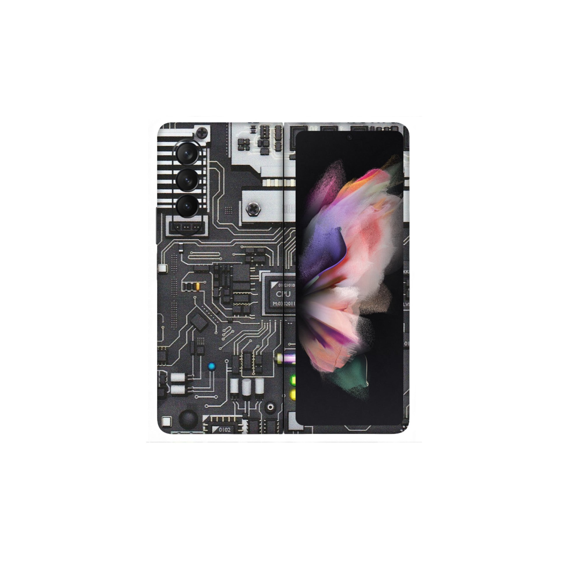 Samsung M/F/Note/Flip and C Phone Skins (All Models) - Motherboard Internals - Matte Finish (M-135) Samsung Galaxy Z Fold 3