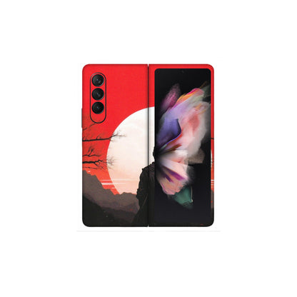 Samsung M/F/Note/Flip and C Phone Skins (All Models) - Samurai Anime - Matte Finish (M-141) Samsung Galaxy Z Fold 3