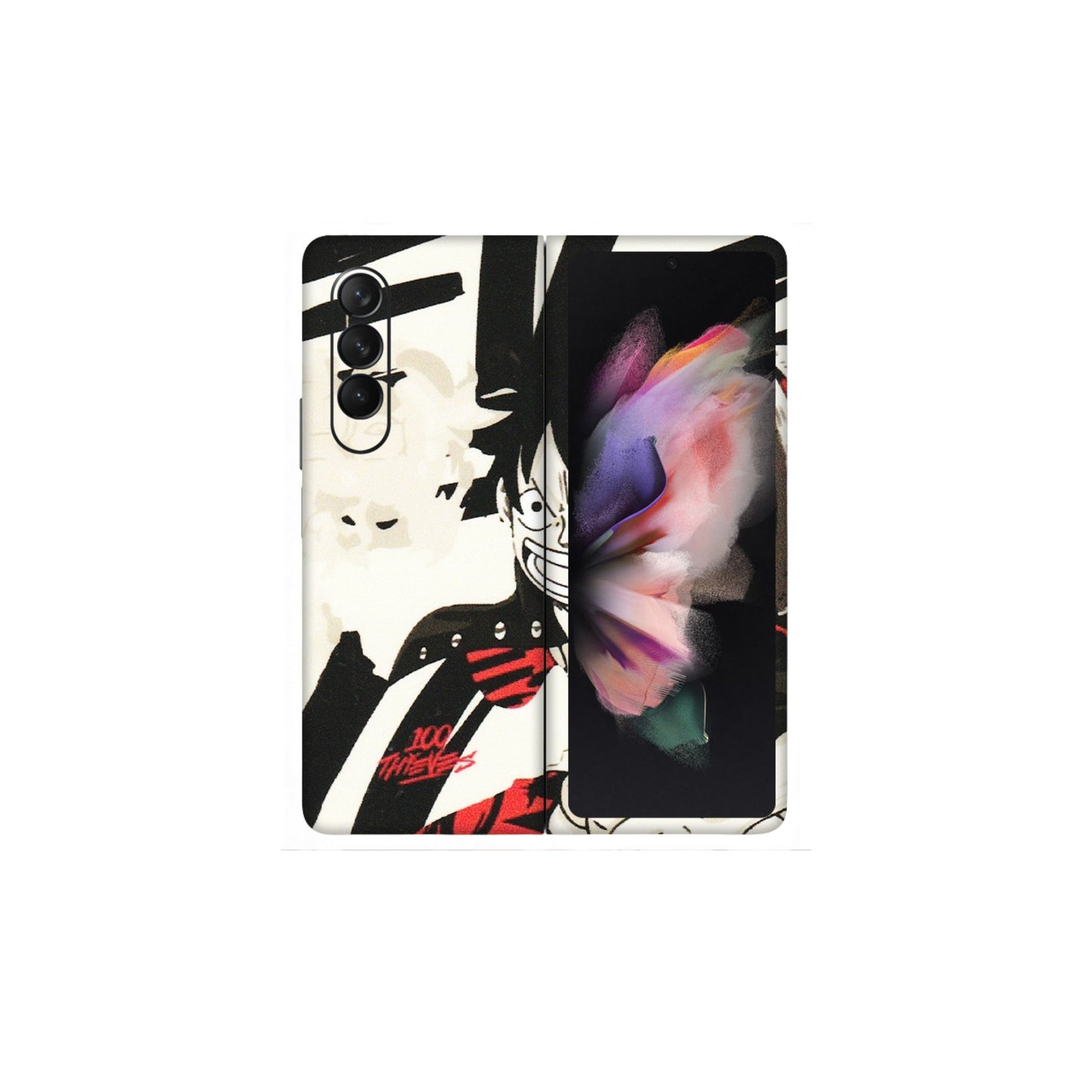 Samsung M/F/Note/Flip and C Phone Skins (All Models) - Monkey D.Luffy Manga Anime - Matte Finish (M-145) Samsung Galaxy Z Fold 3