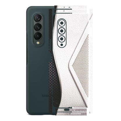 Samsung M/F/Note/Flip and C Phone Skins (All Models) - Black And White Iconic Convoy - Matte Finish (M-149) Samsung Galaxy Z Fold 3