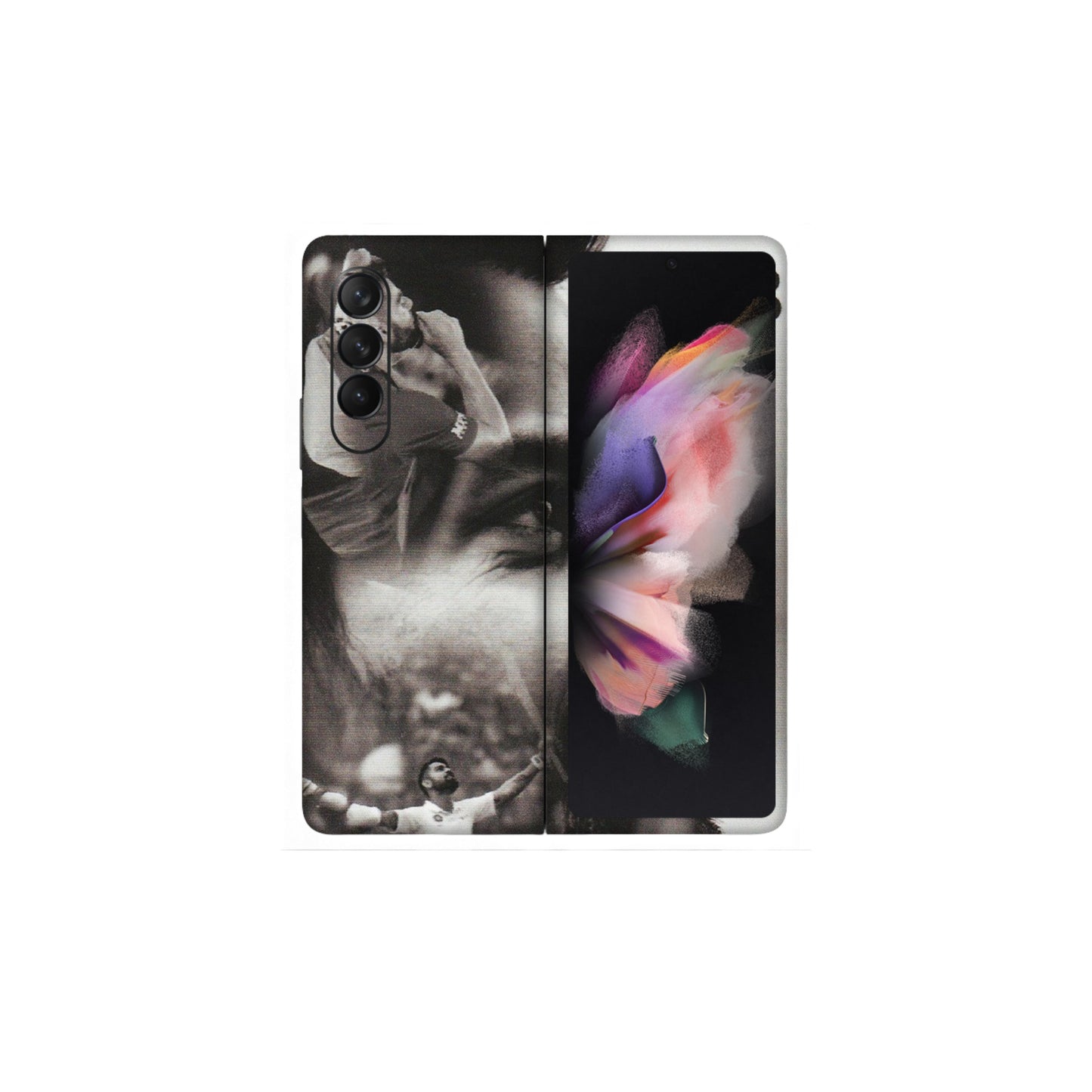 Samsung M/F/Note/Flip and C Phone Skins (All Models) - Virat Kohli Cricketer - Matte Finish (M-163) Samsung Galaxy Z Fold 3