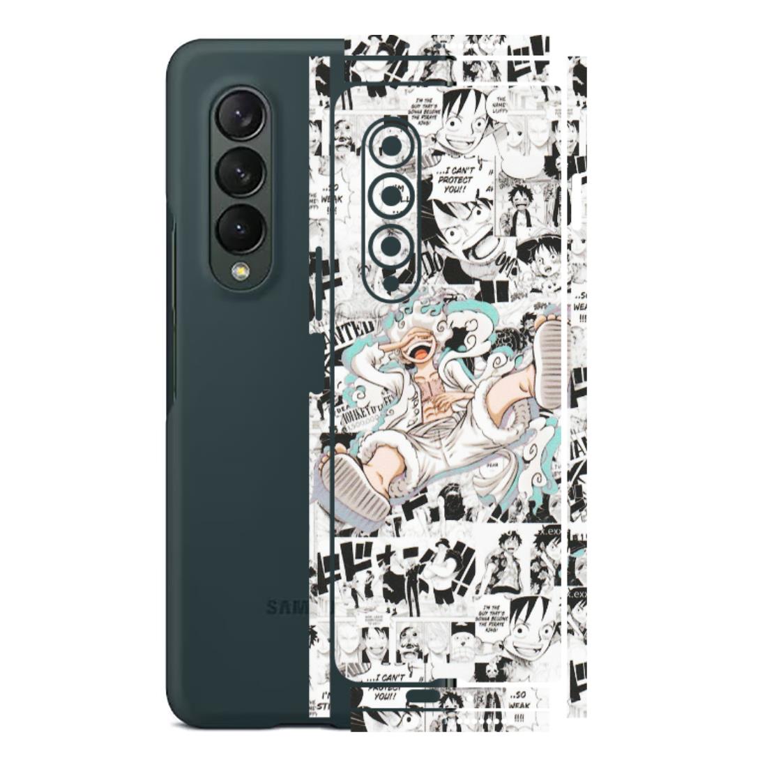 Samsung M/F/Note/Flip and C Phone Skins (All Models) - One Piece Comic - Matte Finish (M-168) Samsung Galaxy Z Fold 3