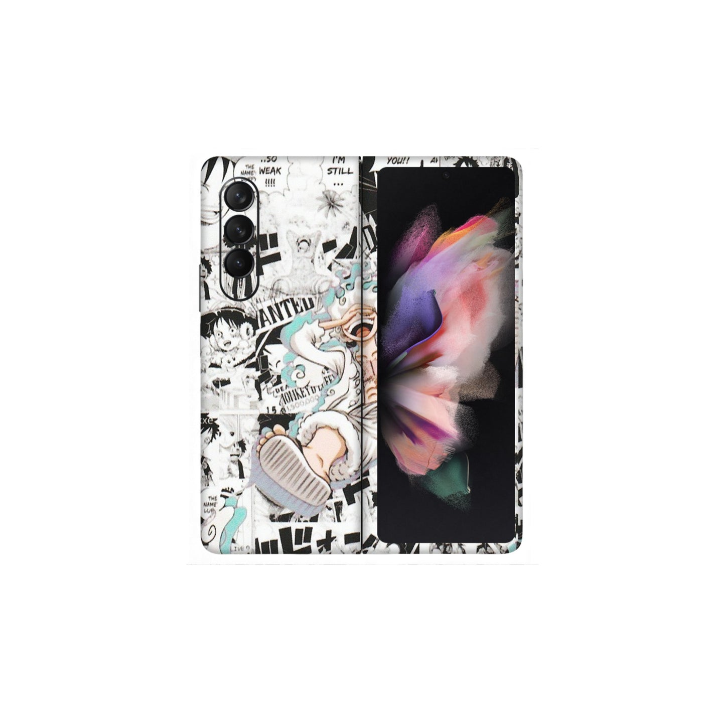 Samsung M/F/Note/Flip and C Phone Skins (All Models) - One Piece Comic - Matte Finish (M-168) Samsung Galaxy Z Fold 3