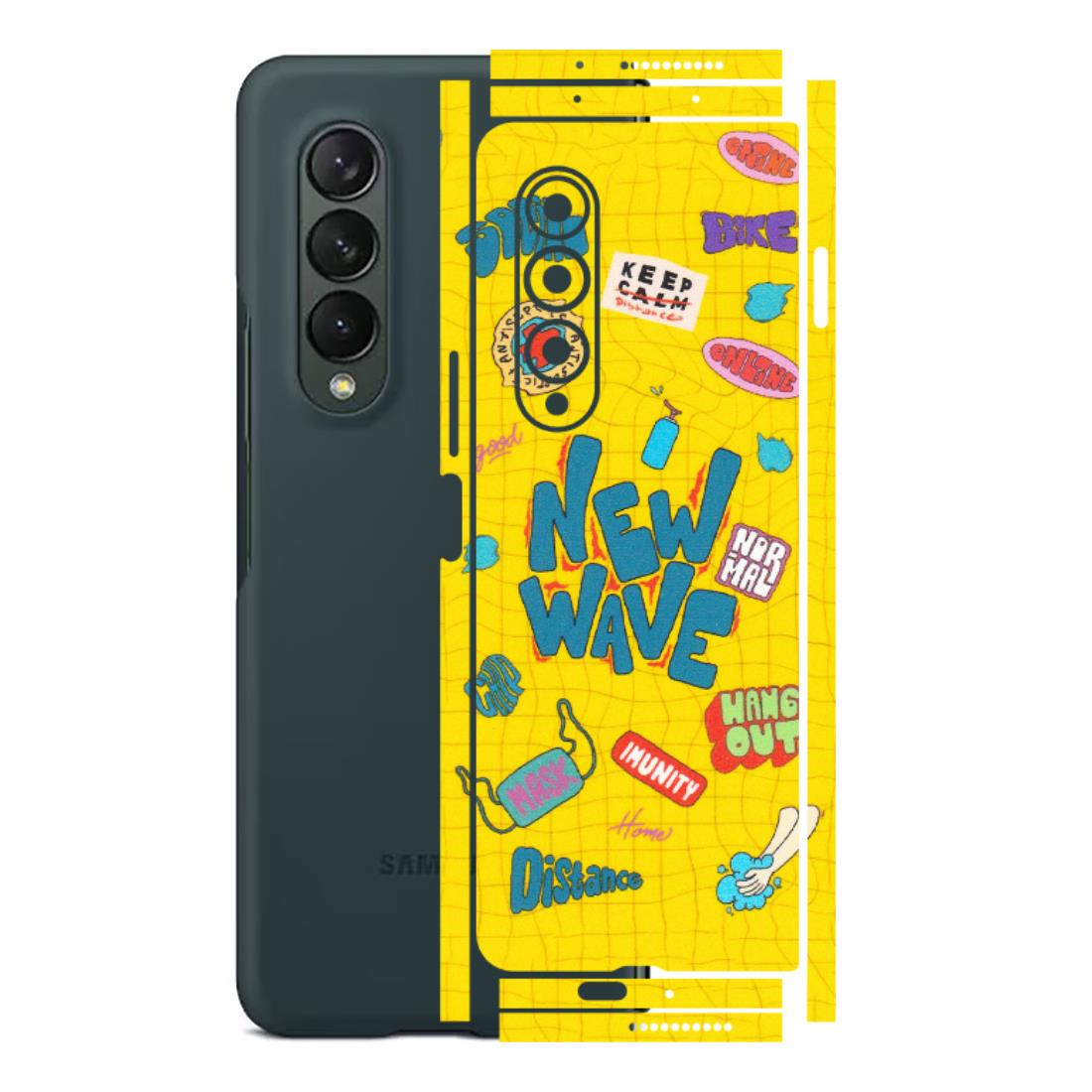 Samsung M/F/Note/Flip and C Phone Skins (All Models) - New Wave Life - Matte Finish (M-17) Samsung Galaxy Z Fold 3