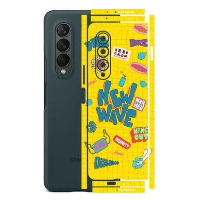 Samsung M/F/Note/Flip and C Phone Skins (All Models) - New Wave Life - Matte Finish (M-17) Samsung Galaxy Z Fold 3