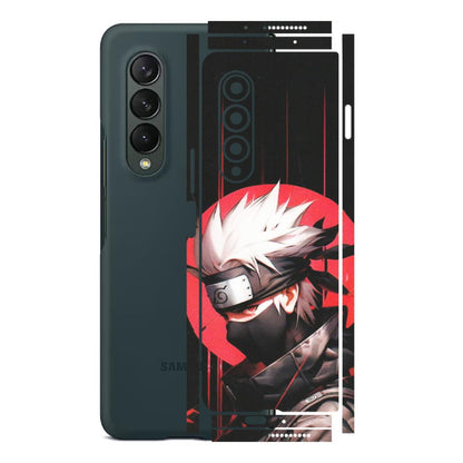 Samsung M/F/Note/Flip and C Phone Skins (All Models) - Naruto Anime Blood - Matte Finish (M-170) Samsung Galaxy Z Fold 3