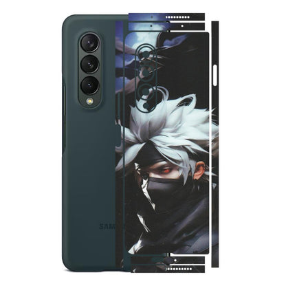 Samsung M/F/Note/Flip and C Phone Skins (All Models) - Ash & Pikachu - Matte Finish (M-26) Samsung Galaxy Z Fold 3