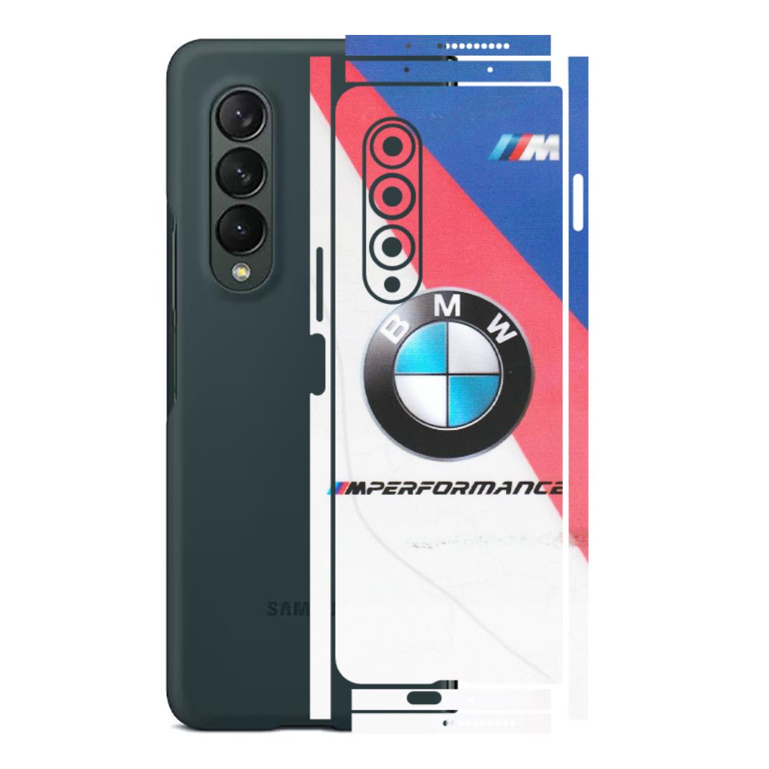 Samsung M/F/Note/Flip and C Phone Skins (All Models) - BMW Logo Performance - Matte Finish (M-27) Samsung Galaxy Z Fold 3