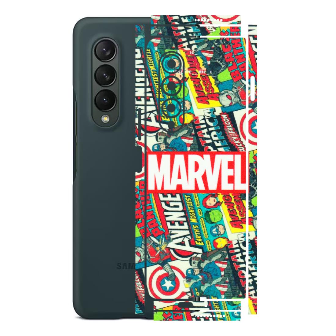 Samsung M/F/Note/Flip and C Phone Skins (All Models) - Marvel Comic Lover - Matte Finish (M-30) Samsung Galaxy Z Fold 3