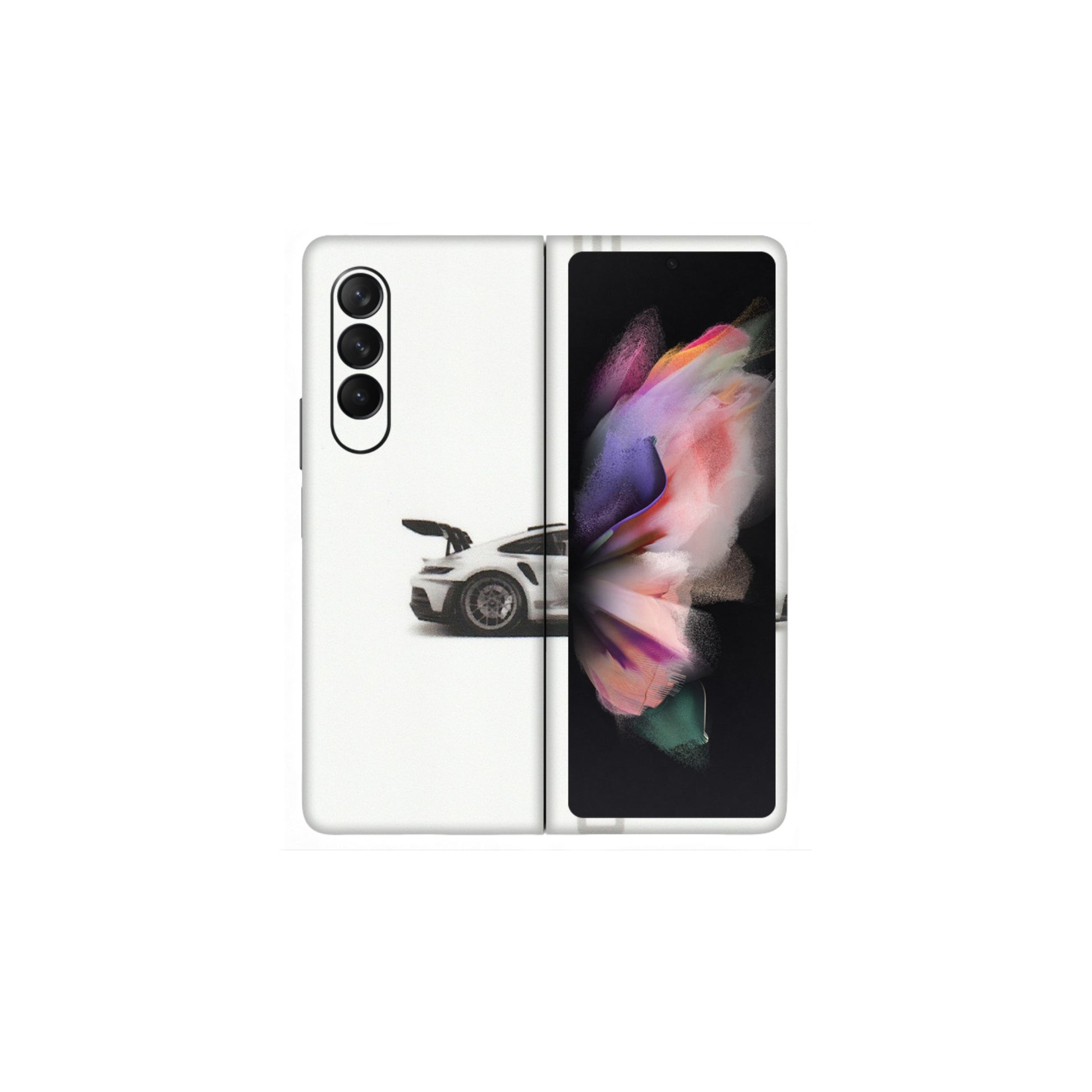 Samsung M/F/Note/Flip and C Phone Skins (All Models) - Porche Car Lover - Matte Finish (M-31) Samsung Galaxy Z Fold 3