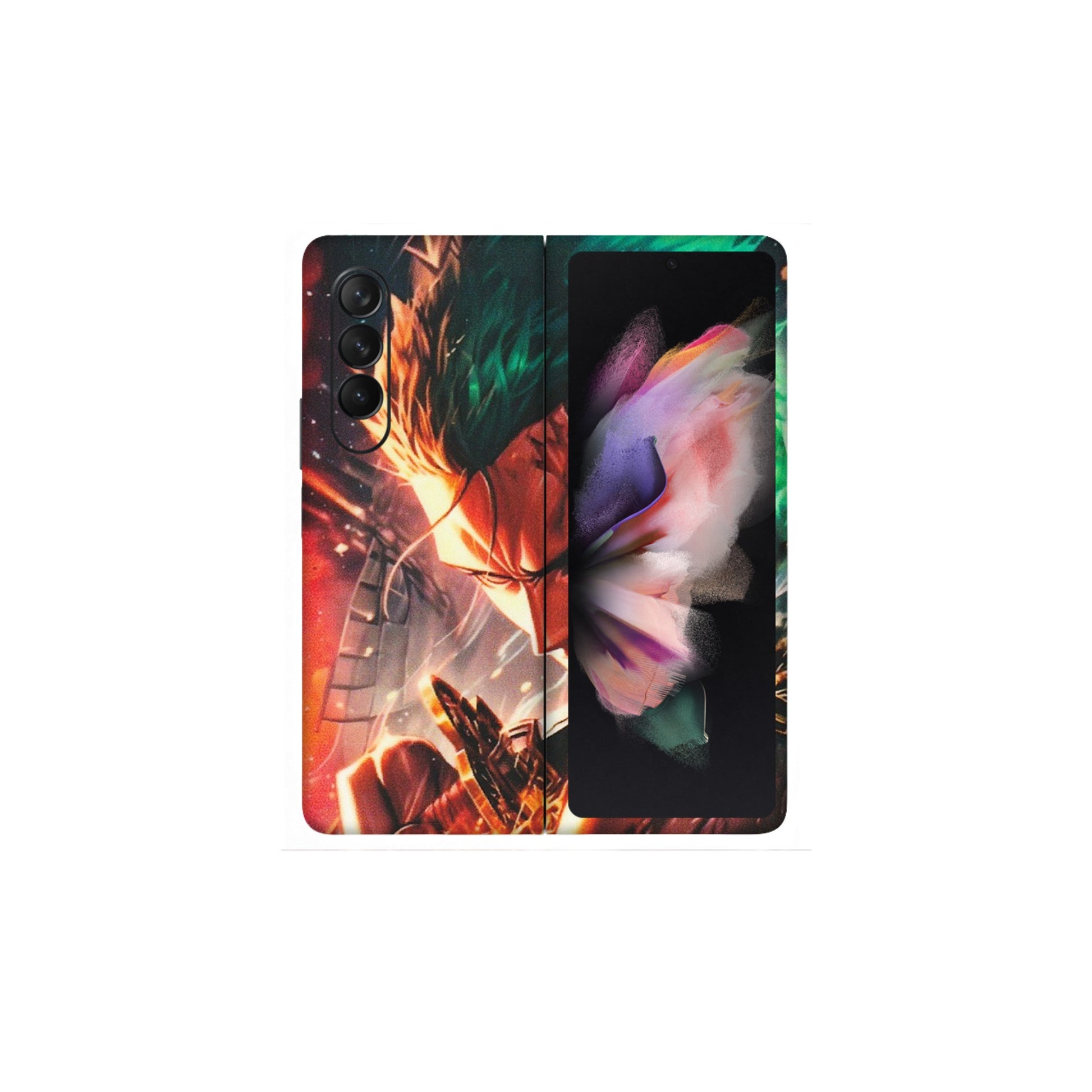 Samsung M/F/Note/Flip and C Phone Skins (All Models) - Anime Gojo Sword - Matte Finish (M-32) Samsung Galaxy Z Fold 3
