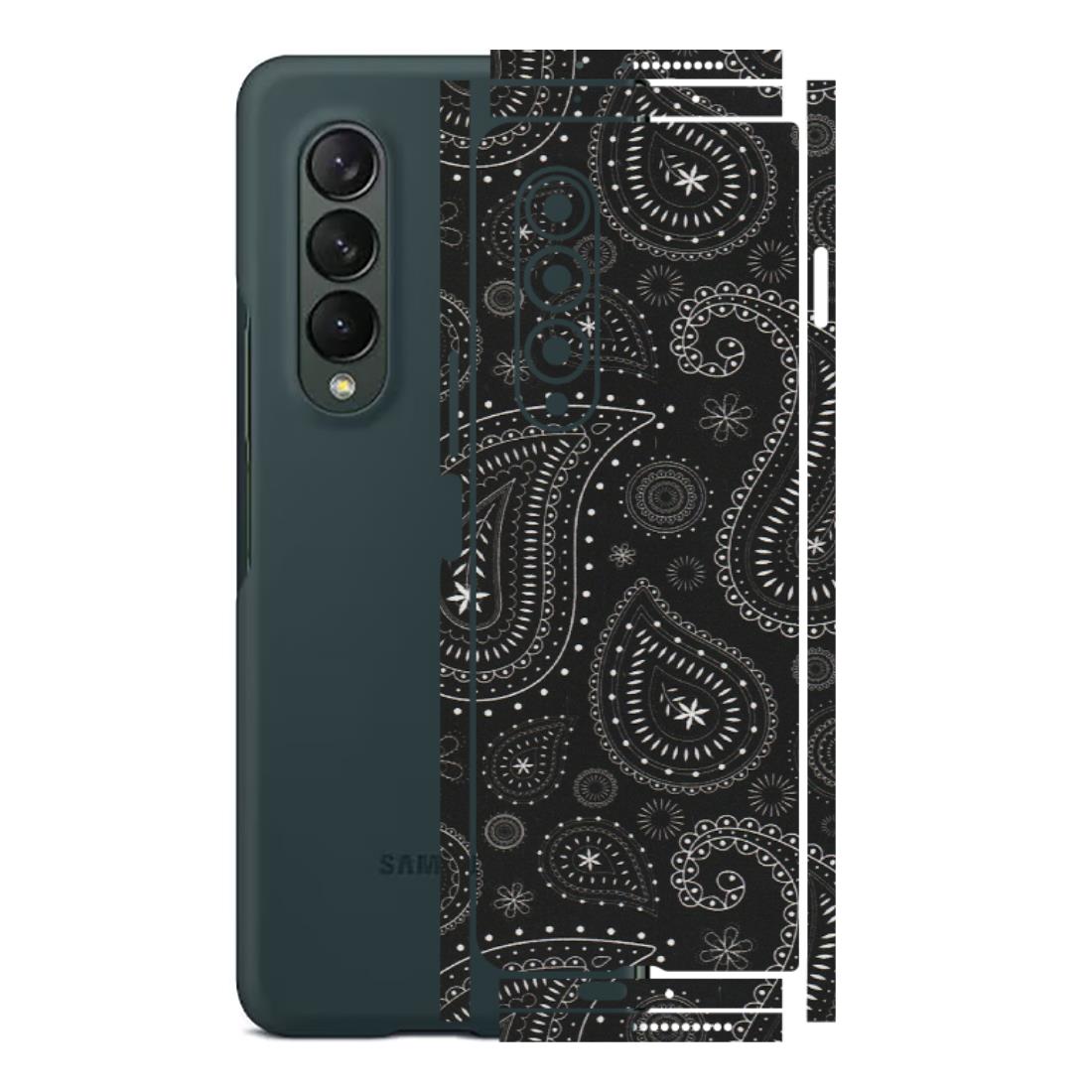 Samsung M/F/Note/Flip and C Phone Skins (All Models) - Black Sober Kerry - Matte Finish (M-37) Samsung Galaxy Z Fold 3
