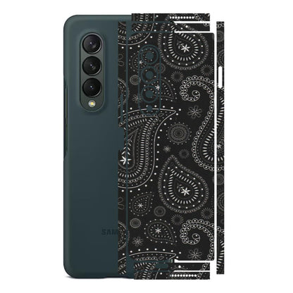 Samsung M/F/Note/Flip and C Phone Skins (All Models) - Black Sober Kerry - Matte Finish (M-37) Samsung Galaxy Z Fold 3