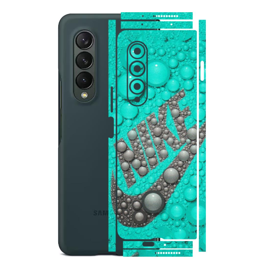 Samsung M/F/Note/Flip and C Phone Skins (All Models) - Shoe Brand Bubbles - Matte Finish (M-42) Samsung Galaxy Z Fold 3