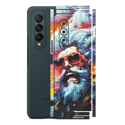Samsung M/F/Note/Flip and C Phone Skins (All Models) - Daddy Cool Character - Matte Finish (M-43) Samsung Galaxy Z Fold 3