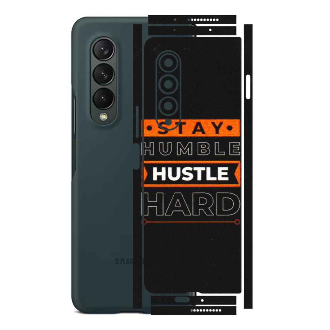 Samsung M/F/Note/Flip and C Phone Skins (All Models) - Stay Humble Stay Hard - Matte Finish (M-48) Samsung Galaxy Z Fold 3