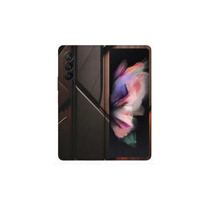 Samsung M/F/Note/Flip and C Phone Skins (All Models) - Lambo Beauty Wood Pattern Sober - Matte Finish (M-51) Samsung Galaxy Z Fold 3