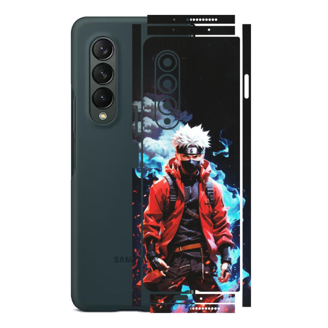 Samsung M/F/Note/Flip and C Phone Skins (All Models) - Kakashi Hatake Naruto - Matte Finish (M-60) Samsung Galaxy Z Fold 3