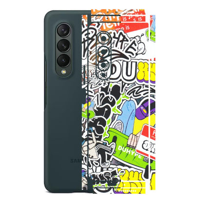 Samsung M/F/Note/Flip and C Phone Skins (All Models) - Dope Graffiti - Matte Finish (M-61) Samsung Galaxy Z Fold 3