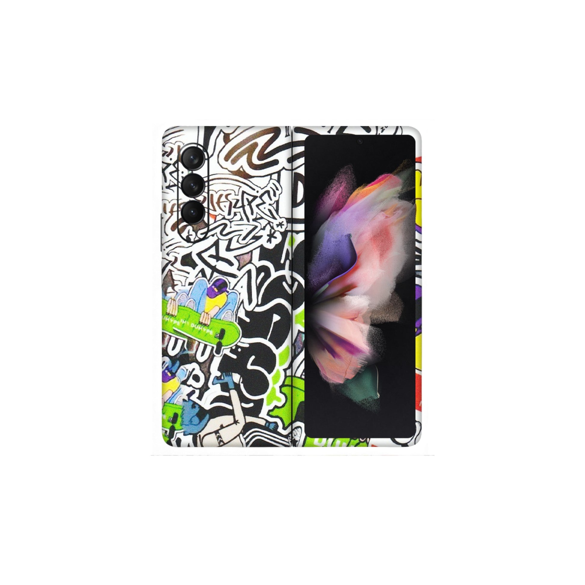 Samsung M/F/Note/Flip and C Phone Skins (All Models) - Dope Graffiti - Matte Finish (M-61) Samsung Galaxy Z Fold 3