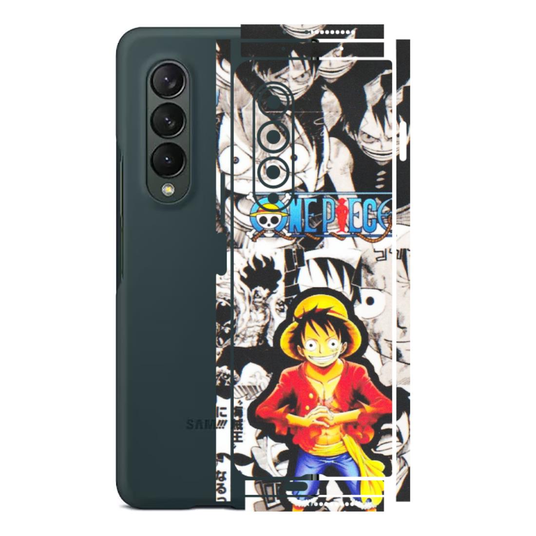 Samsung M/F/Note/Flip and C Phone Skins (All Models) - One Piece B&W - Matte Finish (M-63) Samsung Galaxy Z Fold 3
