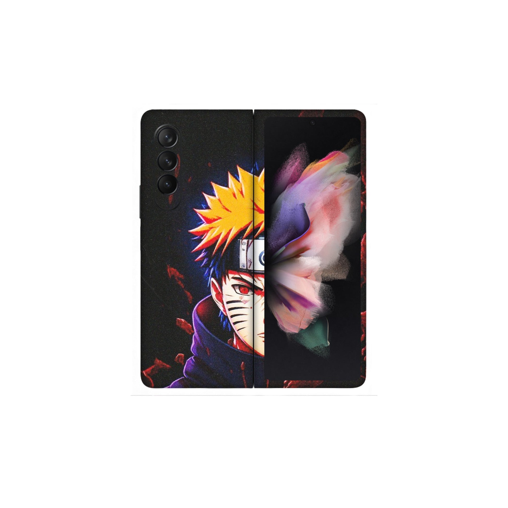 Samsung M/F/Note/Flip and C Phone Skins (All Models) - Naruto X Evil - Matte Finish (M-70) Samsung Galaxy Z Fold 3