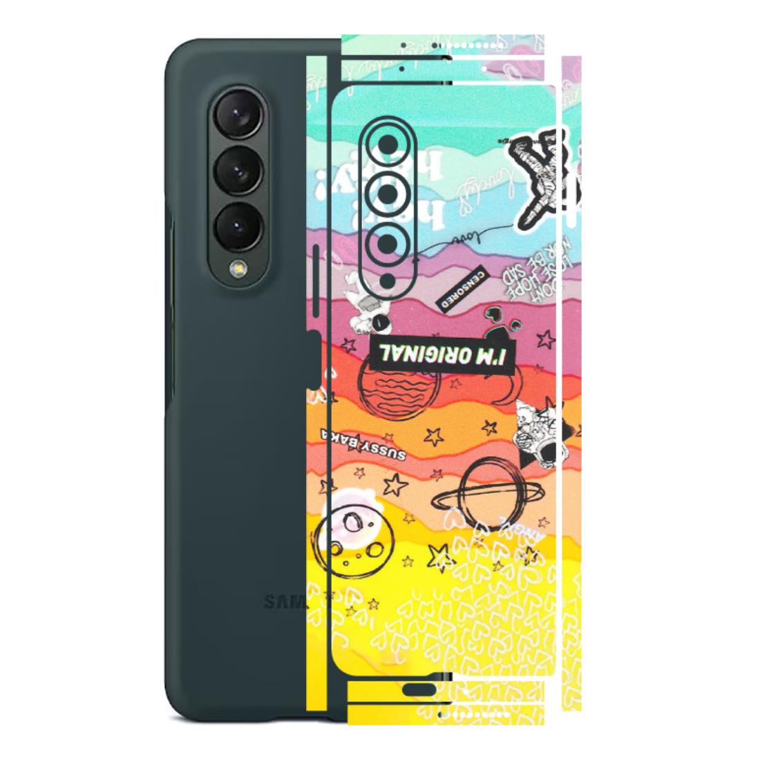 Samsung M/F/Note/Flip and C Phone Skins (All Models) - The Original Astronaut - Matte Finish (M-79) Samsung Galaxy Z Fold 3