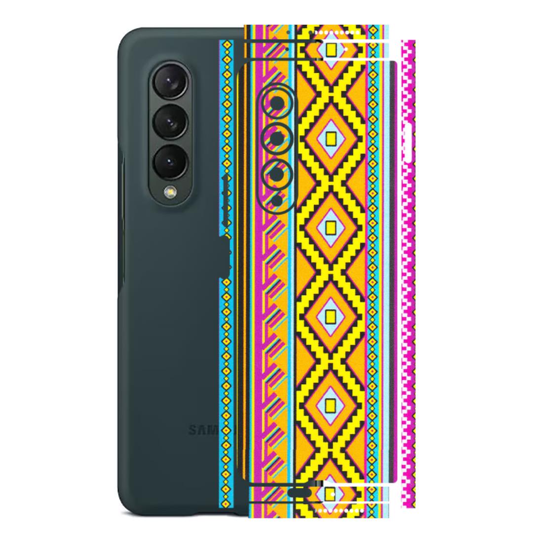 Samsung M/F/Note/Flip and C Phone Skins (All Models) - Thai illustration - Matte Finish (M-89) Samsung Galaxy Z Fold 3