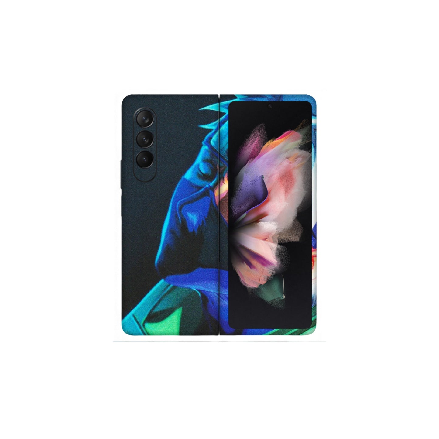 Samsung M/F/Note/Flip and C Phone Skins (All Models) - Evil Anime Look - Matte Finish (M-90) Samsung Galaxy Z Fold 3