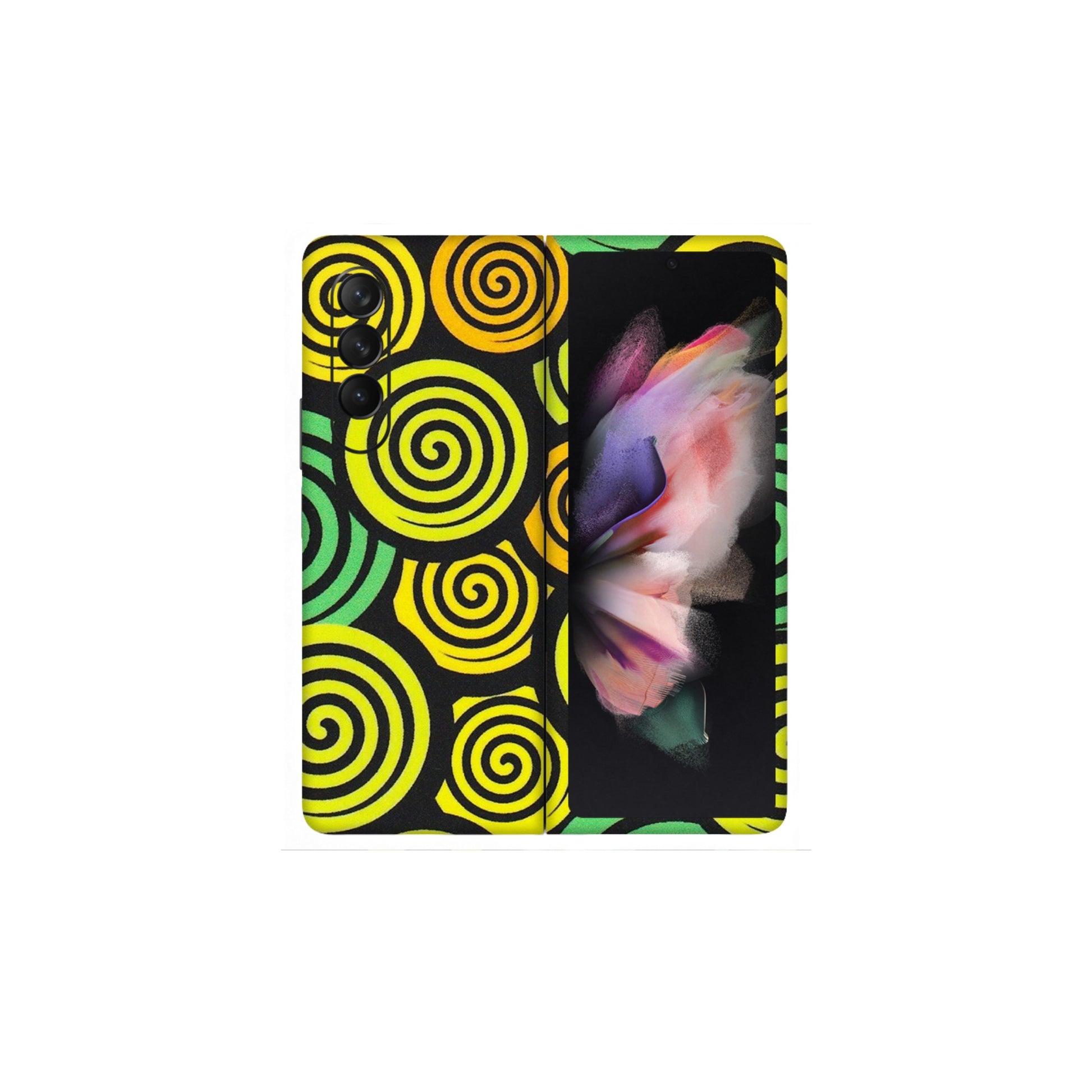 Samsung M/F/Note/Flip and C Phone Skins (All Models) - Crazy Spiral - Matte Finish (M-91) Samsung Galaxy Z Fold 3