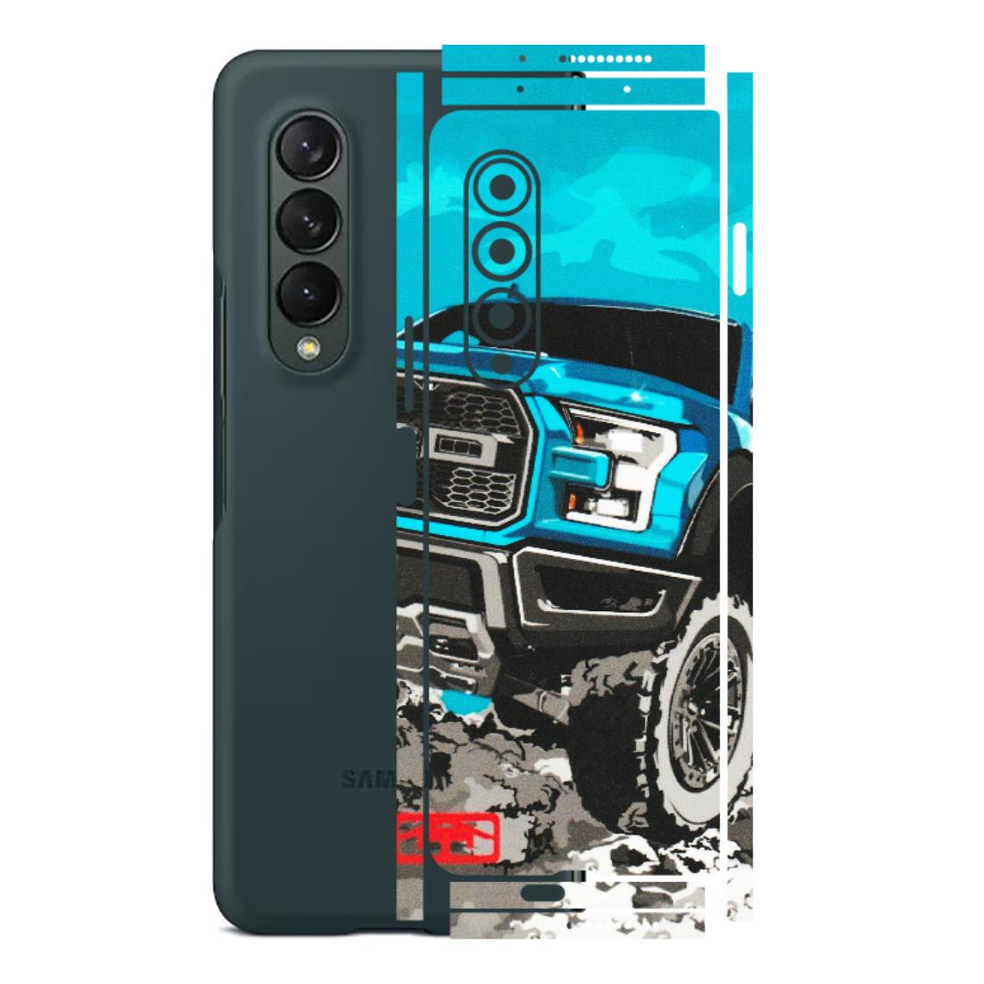 Samsung M/F/Note/Flip and C Phone Skins (All Models) - Off Roading Lover - Matte Finish (M-95) Samsung Galaxy Z Fold 3