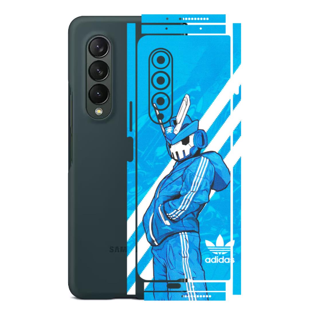 Samsung M/F/Note/Flip and C Phone Skins (All Models) - Battle of Adidas - Matte Finish (M-98) Samsung Galaxy Z Fold 3